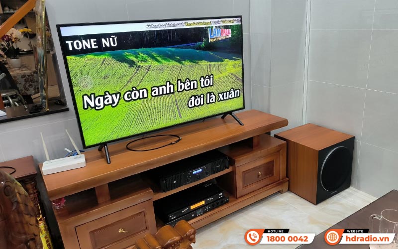 Dàn karaoke của anh Đức ở Hồ Chí Minh