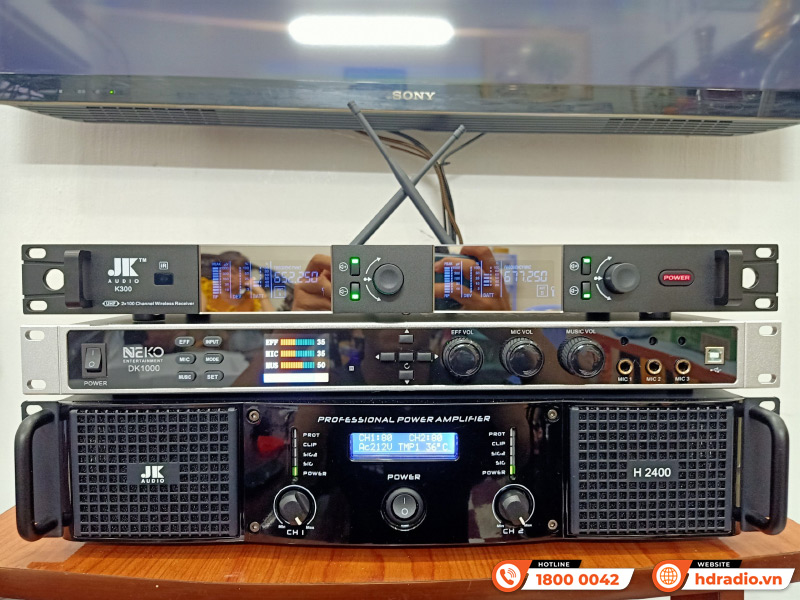 Lắp đặt dàn karaokecho anh Nam 