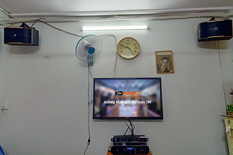 Lắp đặt dàn karaokecho anh Nam 