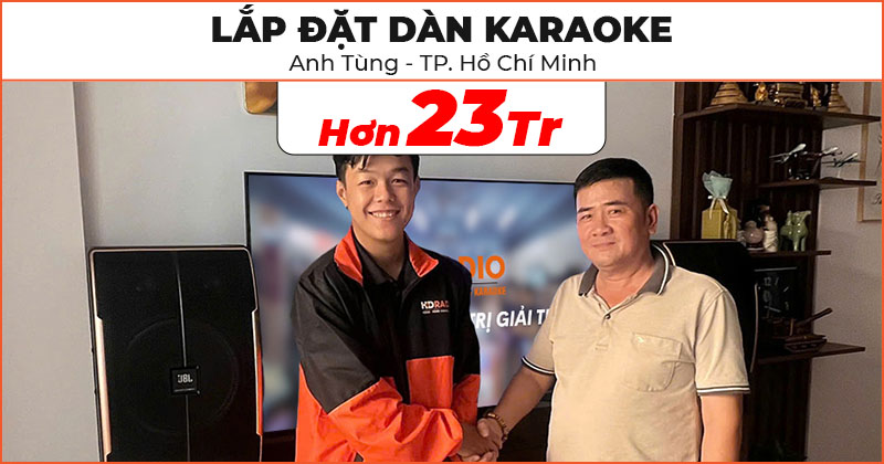 Lắp đặt Dàn karaoke cực hay trị giá hơn 23 triệu đồng cho anh Tùng ở Quận 8, TP. Hồ Chí Minh Lắp đặt Dàn karaoke cực hay trị giá hơn 23 triệu đồng cho anh Tùng ở Quận 8, TP. Hồ Chí Minh