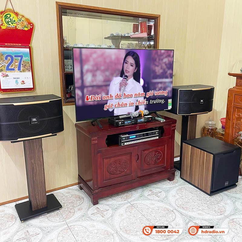 Lắp đặt Dàn Karaoke cực hay trị giá gần 32 triệu đồng cho chị Phương ở Thái Bình
