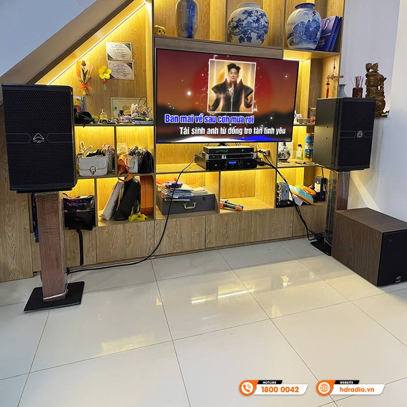 Lắp đặt Dàn karaoke cực hay trị giá hơn 47 triệu đồng cho anh Phước