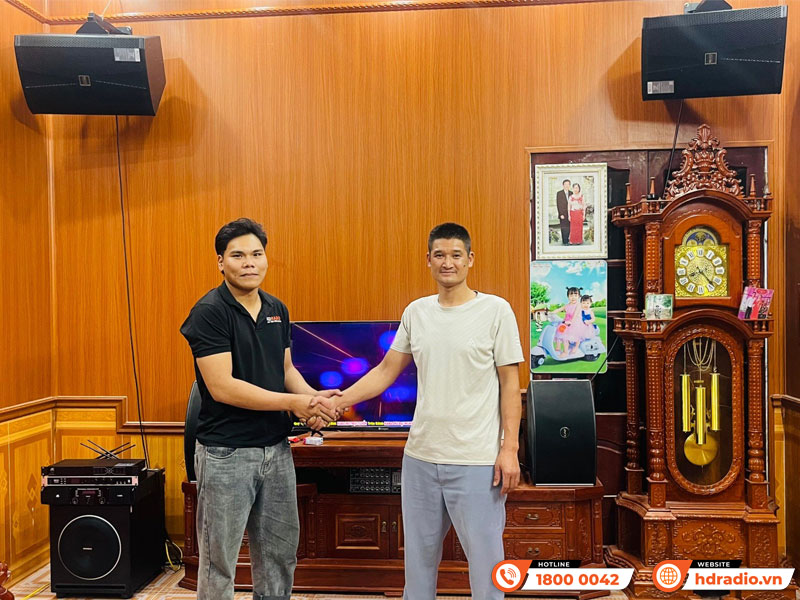 Lắp đặt dàn karaoke cực hay trị giá hơn 33 triệu đồng cho anh Tân ở Bắc Ninh