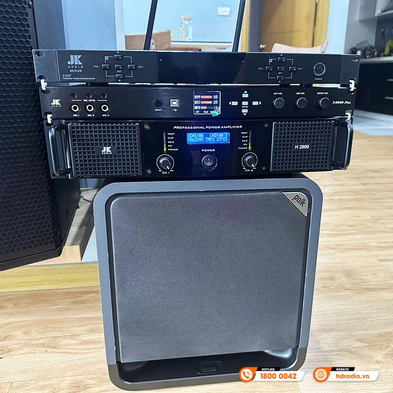 Dàn karaoke của anh Bình