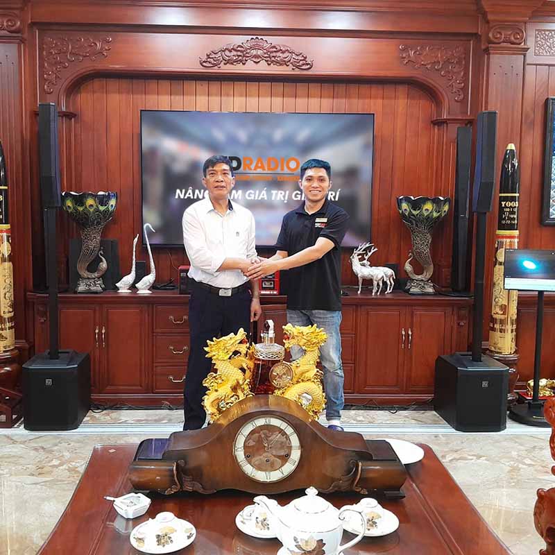 Lắp đặt bộ Dàn karaoke cao cấp cho anh Long ở Hà Nội
