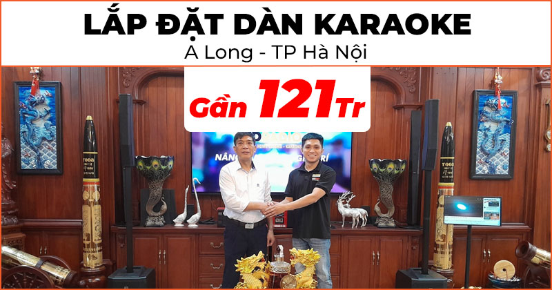 Lắp đặt Dàn karaoke gia đình cao cấp trị giá gần 121 triệu đồng cho anh Long ở Gia Lâm, Hà Nội (Electro voice Evolve 30M, JKaudio X9000 Pro, B9, KIWI S803A, Tomko GoWithMe P2152J-MA 22inch, Tủ Rack 4U)