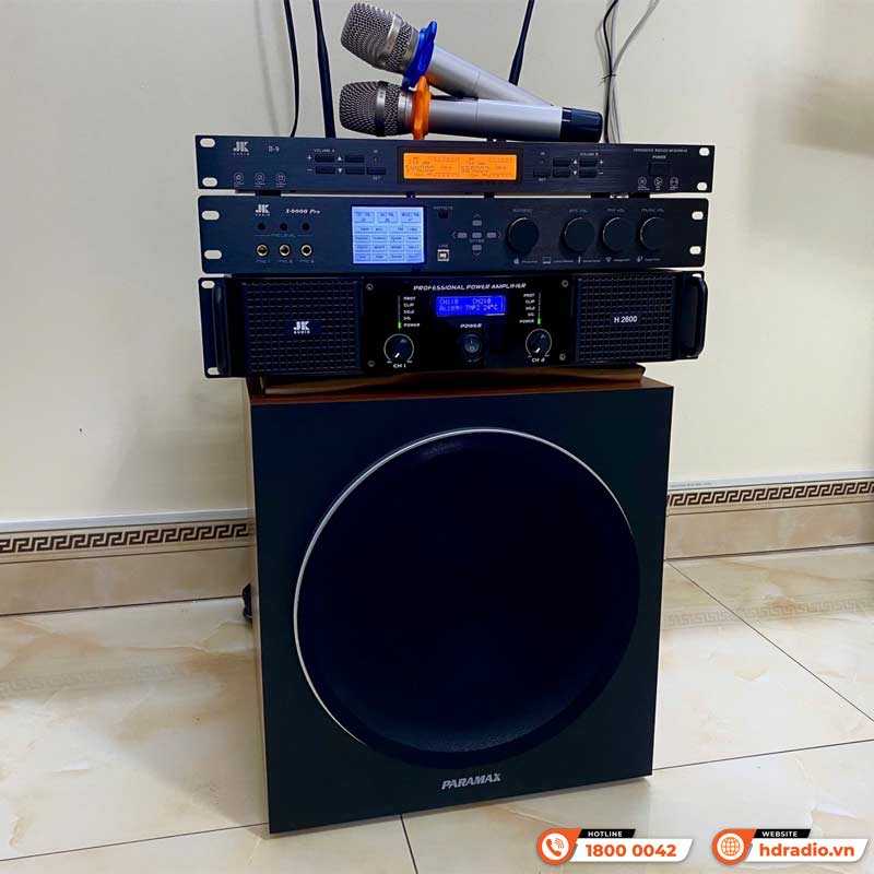 Cục công suất JKAudio H2600, Công suất 600W x 2 Kênh, Mạch Công suất Class H-21