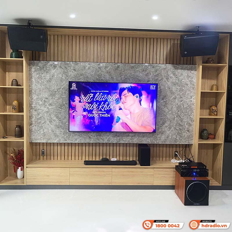 Lắp đặt Dàn karaoke gia đình cho anh Kiệt ở Bình Dương