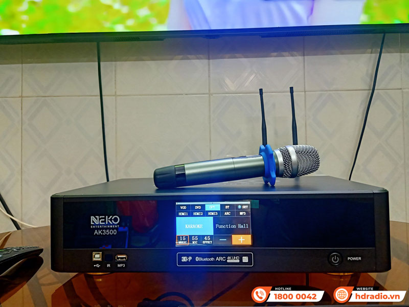 Lắp đặt dàn karaoke gia đình GD83 trị giá hơn 20 triệu đồng cho chú Thuận Lắp đặt dàn karaoke gia đình GD83 trị giá hơn 20 triệu đồng cho chú Thuận