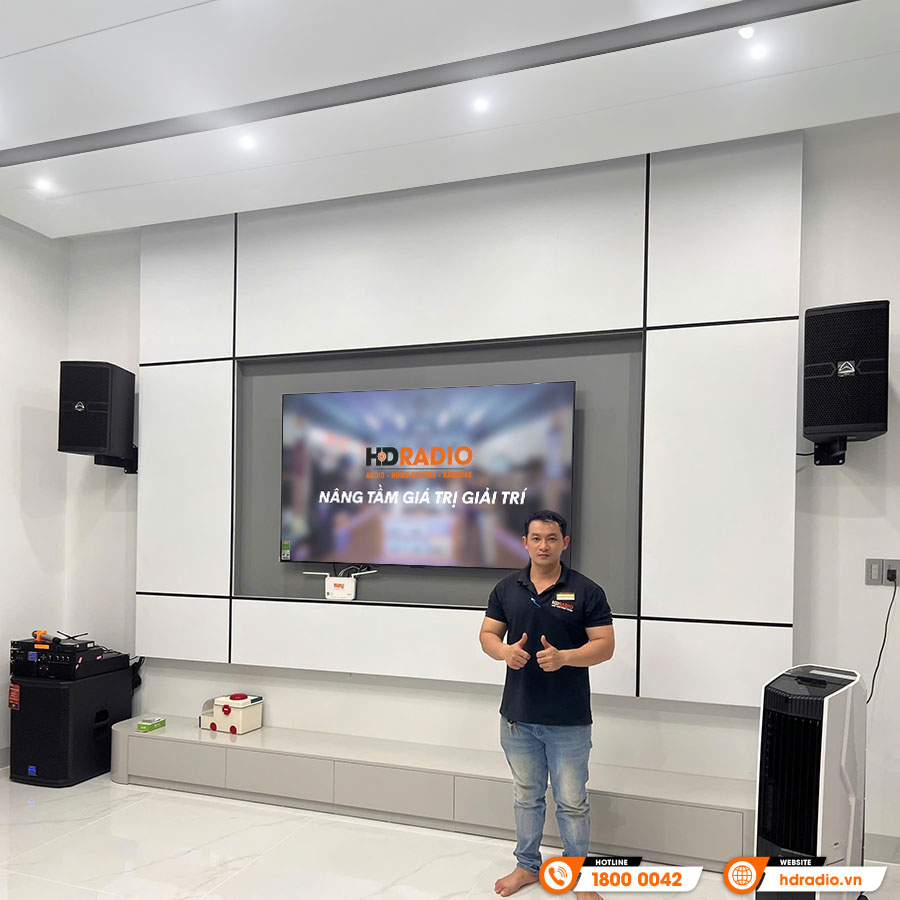 Dàn karaoke gia đình KHD29 (Wharfedale Anglo E10, Wharfedale CPD2600, JKaudio X9000 Pro, JKAudio B9, Wharfedale AX15B)-1