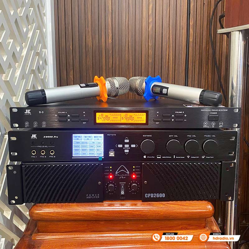 Lắp đặt Dàn karaoke gia đình KHD30 cho anh Dũng