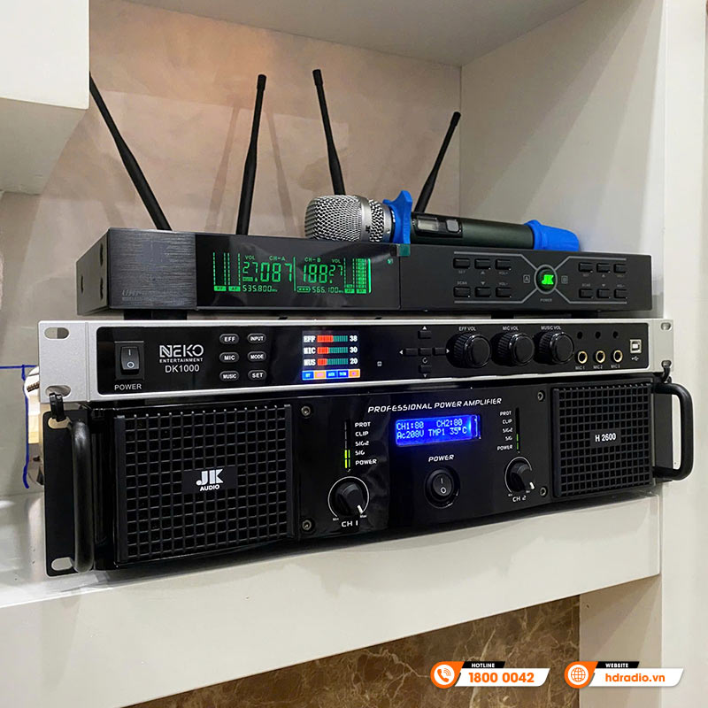 Cục công suất JKAudio H2600, Công suất 600W x 2 Kênh, Mạch Công suất Class H-27