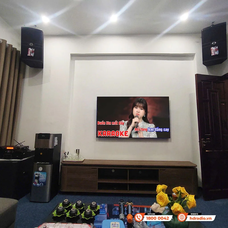 Lắp đặt Dàn Karaoke Cao Cấp HDR51 cho chị Ngọc ở Hà Nội