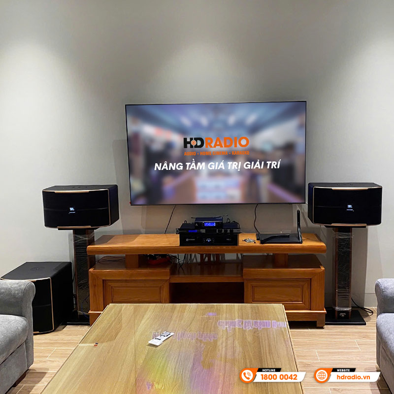Lắp dàn karaoke JBL GD45 kết hợp sub JBL Pasion 12SP cho anh Hùng