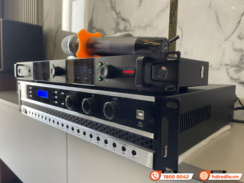 Dàn karaoke JBL GD07 của anh Dũng ở Vĩnh Phúc