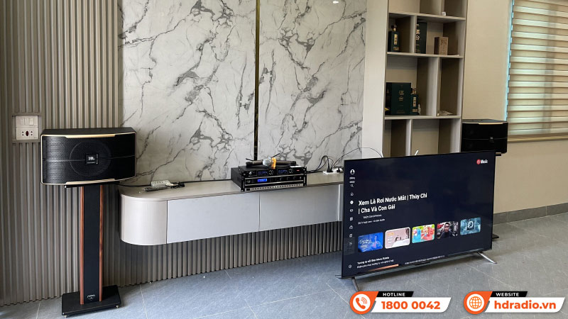 Dàn karaoke JBL GD07 của anh Dũng ở Vĩnh Phúc