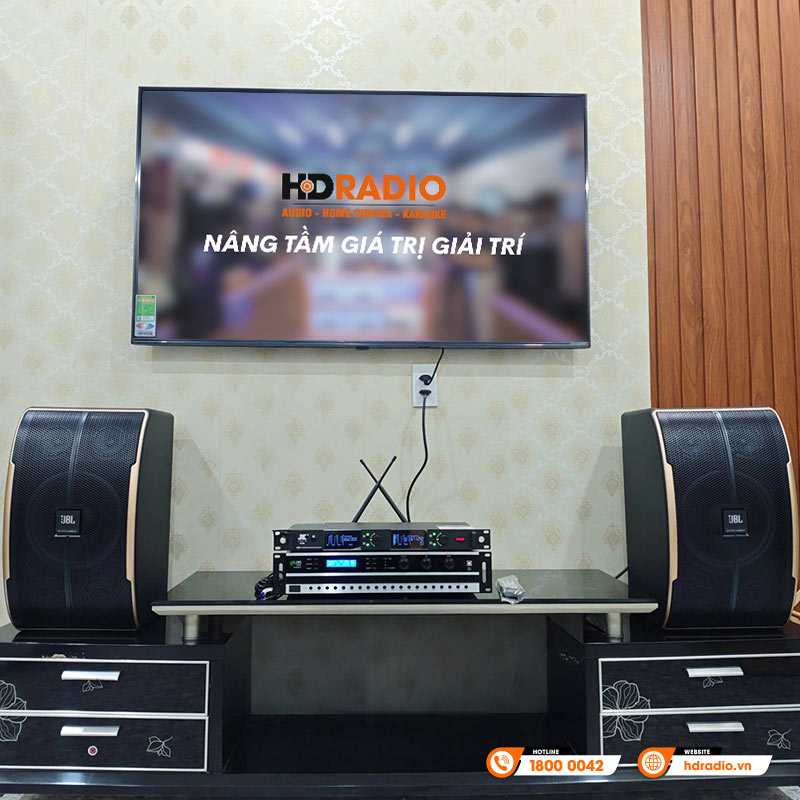 Lắp đặt Dàn karaoke JBL GD07 cho gia đình chị Hương
