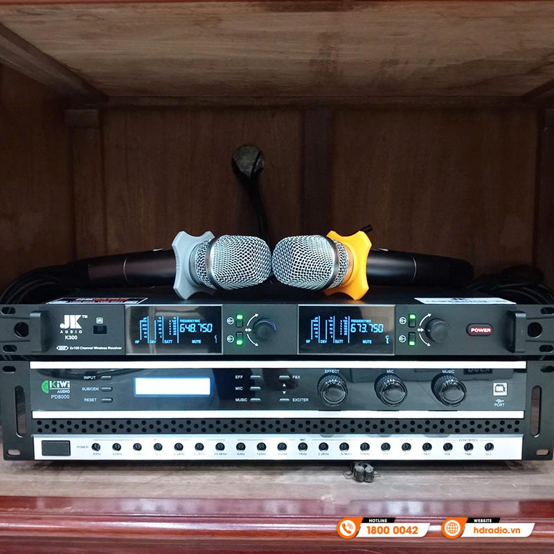 Micro Không Dây JKAudio K300, Cảm biến tự ngắt, Dò sóng sạch-23