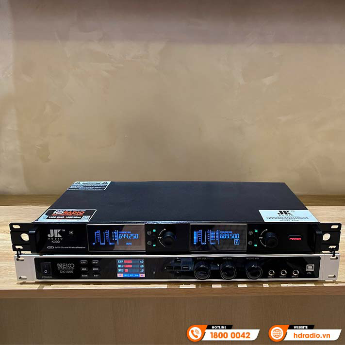 Micro Không Dây JKAudio K300, Cảm biến tự ngắt, Dò sóng sạch-32