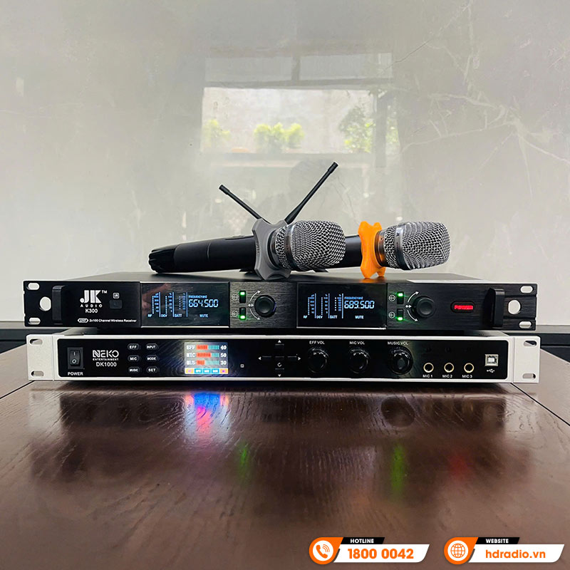 Micro Không Dây JKAudio K300, Cảm biến tự ngắt, Dò sóng sạch-30