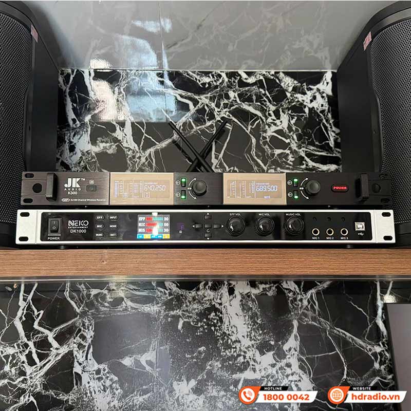 Dàn Karaoke JBL GD75, Music Box 04, Karaoke Box (JBL RM210, Vang Neko DK1000, Micro JKaudio K300)-37