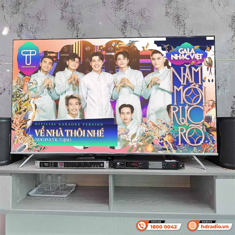 Lắp đặt Dàn Karaoke JBL GD75 cực hay cho anh Hiếu ở Huyện Gia Lâm, Hà Nội