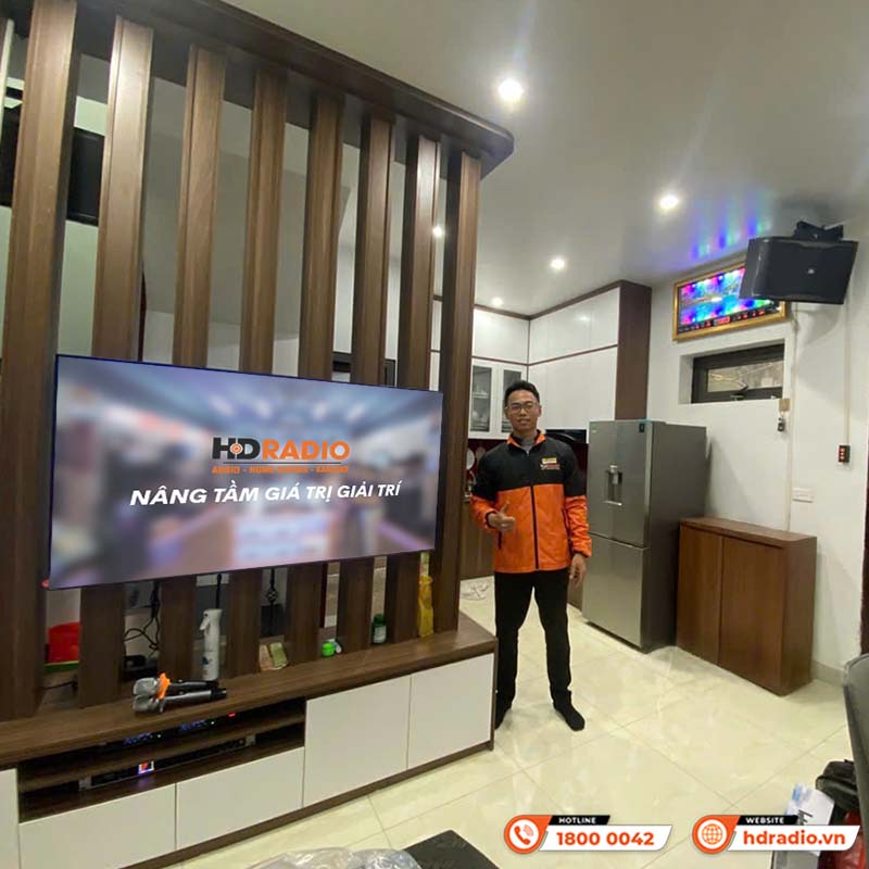 Lắp đặt Dàn Karaoke JBL GD75 cực hay cho anh Việt Anh ở Quận Tây Hồ, Hà Nội