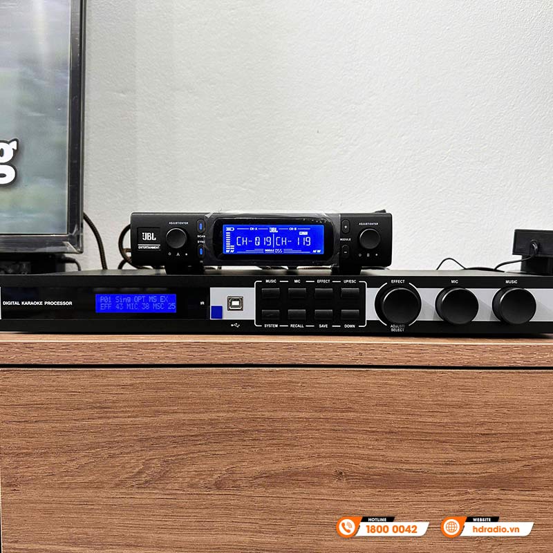 Lắp đặt Dàn Karaoke JBL GD91 kết hợp Sub Paramax D30 cho anh Định