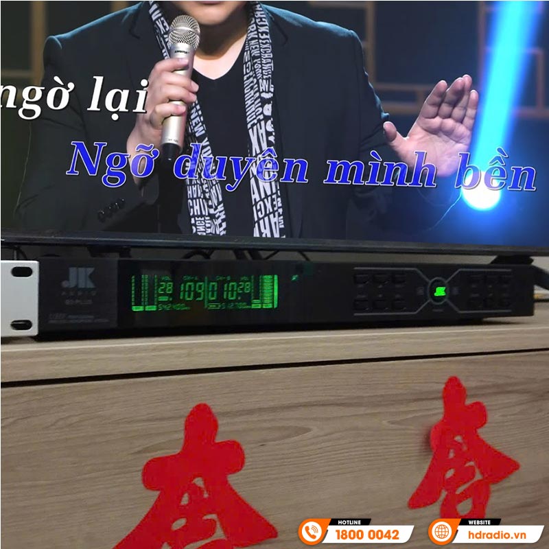 Lắp đặt Dàn Karaoke JBL GD93 kết hợp Đầu VietK cho anh Hào
