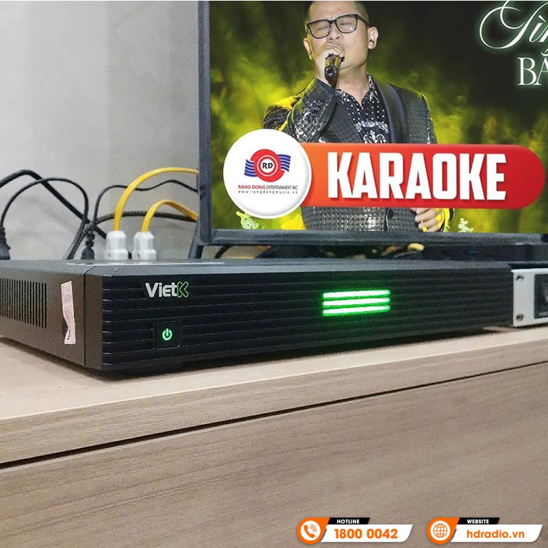 Lắp đặt Dàn Karaoke JBL GD93 kết hợp Đầu VietK cho anh Hào
