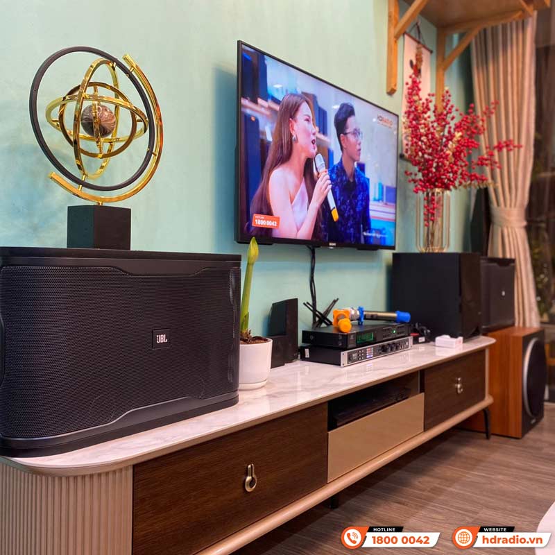 Loa Karaoke JBL RM210, Bass 25cm, Công Suất 300W, Bluetooth (Liền công suất)-7