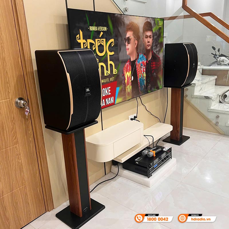 Dàn karaoke JBL gia đình GD07 của anh Linh