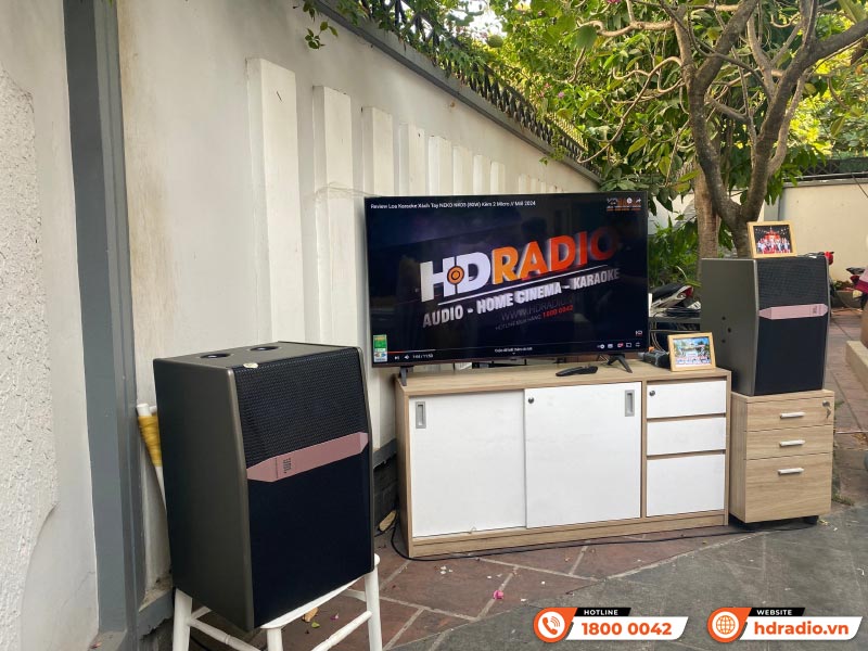 Dàn karaoke JBL HK43 của anh Hoàn 