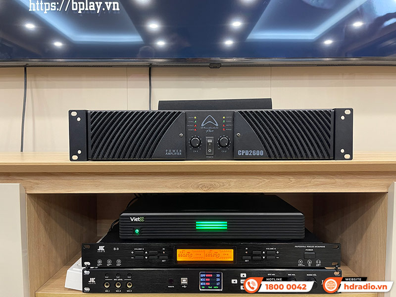 Lắp dàn karaoke kết hợp đầu màn cảm ứng VietK cao cấp hơn trị giá hơn 130 triệu đồng