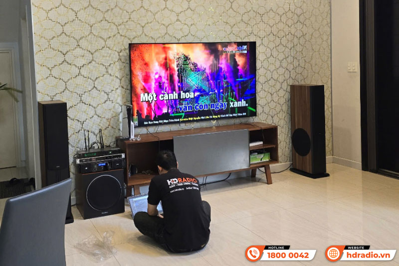 Bộ dàn karaoke của anh Thăng