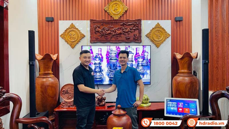 Dàn karaoke của anh Thắng