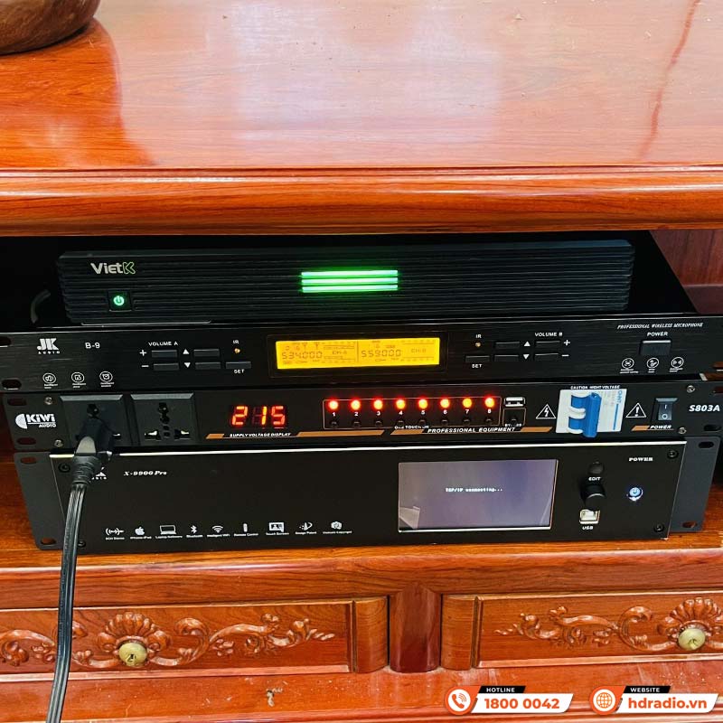 Dàn karaoke của anh Thắng 