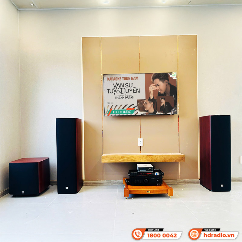 Lắp đặt Dàn nghe nhạc cao cấp cho anh Công
