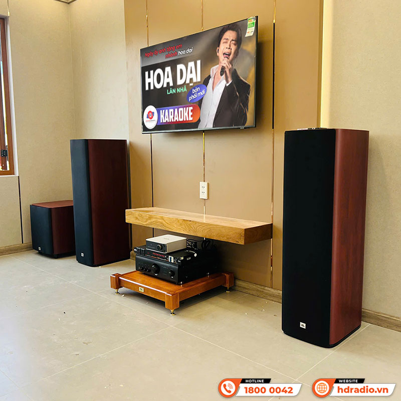 Lắp đặt Dàn nghe nhạc cao cấp cho anh Công