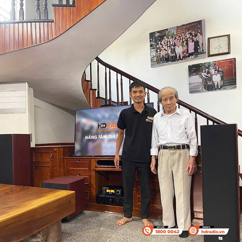 Dàn nghe nhạc cao cấp của anh Linh