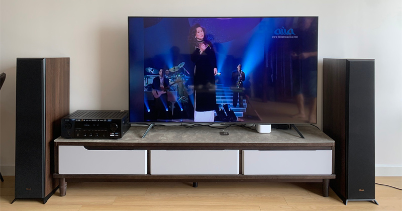 Lắp đặt dàn nghe nhạc Cao Cấp trị giá hơn 36 triệu đồng cho anh Tùng ở Hà Đông, Hà Nội (Klipsch RP 6000F, Denon DRA-800H)