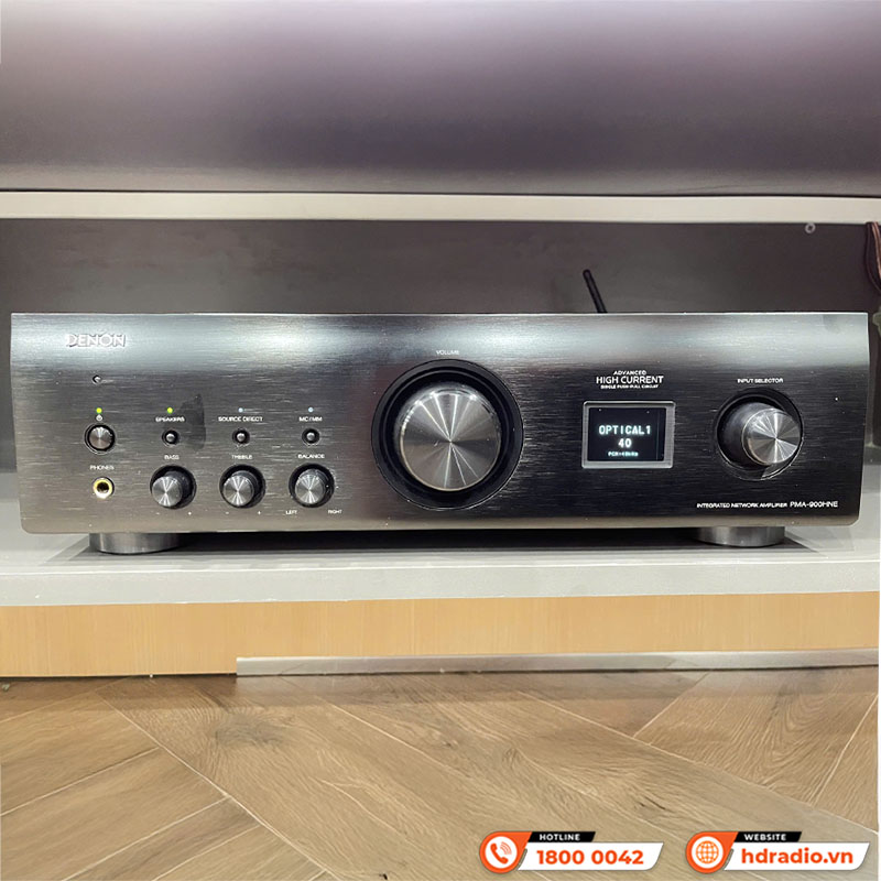 Amply Denon PMA-900HNE, 85W/CH, Bluetooth, Wifi, Airplay 2, HEOS, USB, Optical, Coaxial, HIRES-25