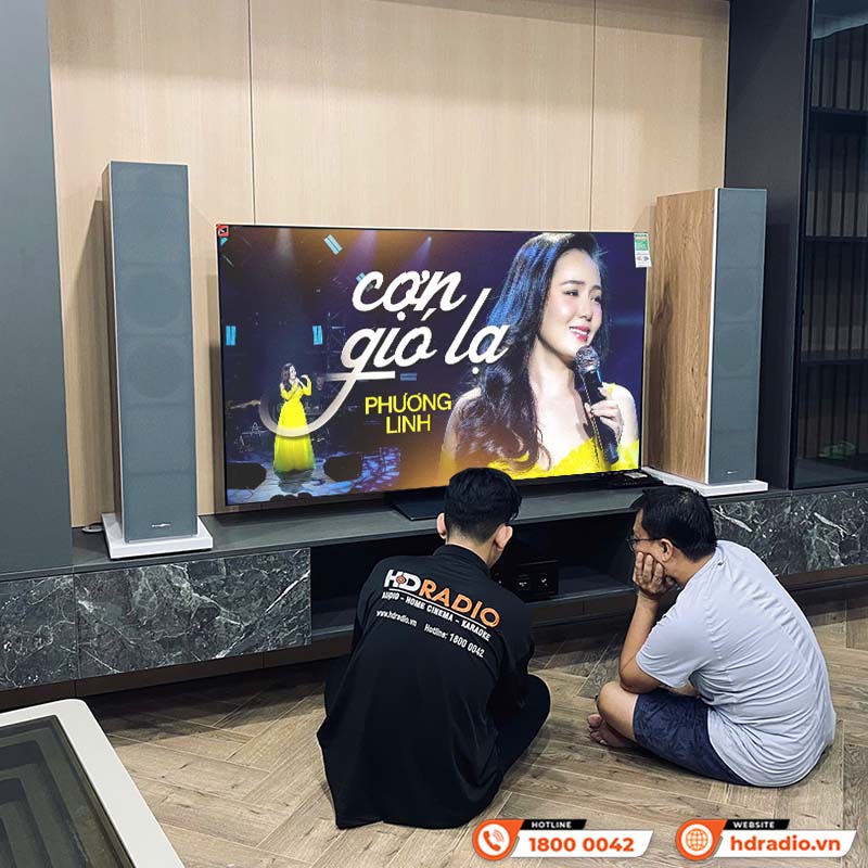 Lắp đặt Dàn nghe nhạc cao cấp cho anh Cường ở Hồ Chí Minh