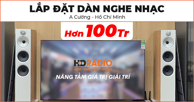 Lắp đặt Dàn nghe nhạc cao cấp trị giá hơn 100 triệu đồng cho anh Cường Chuẩn Bị Đón Tết ở Q. Bình Tân (B&W 603 S3, Denon PMA-900HNE, Rel T5X)