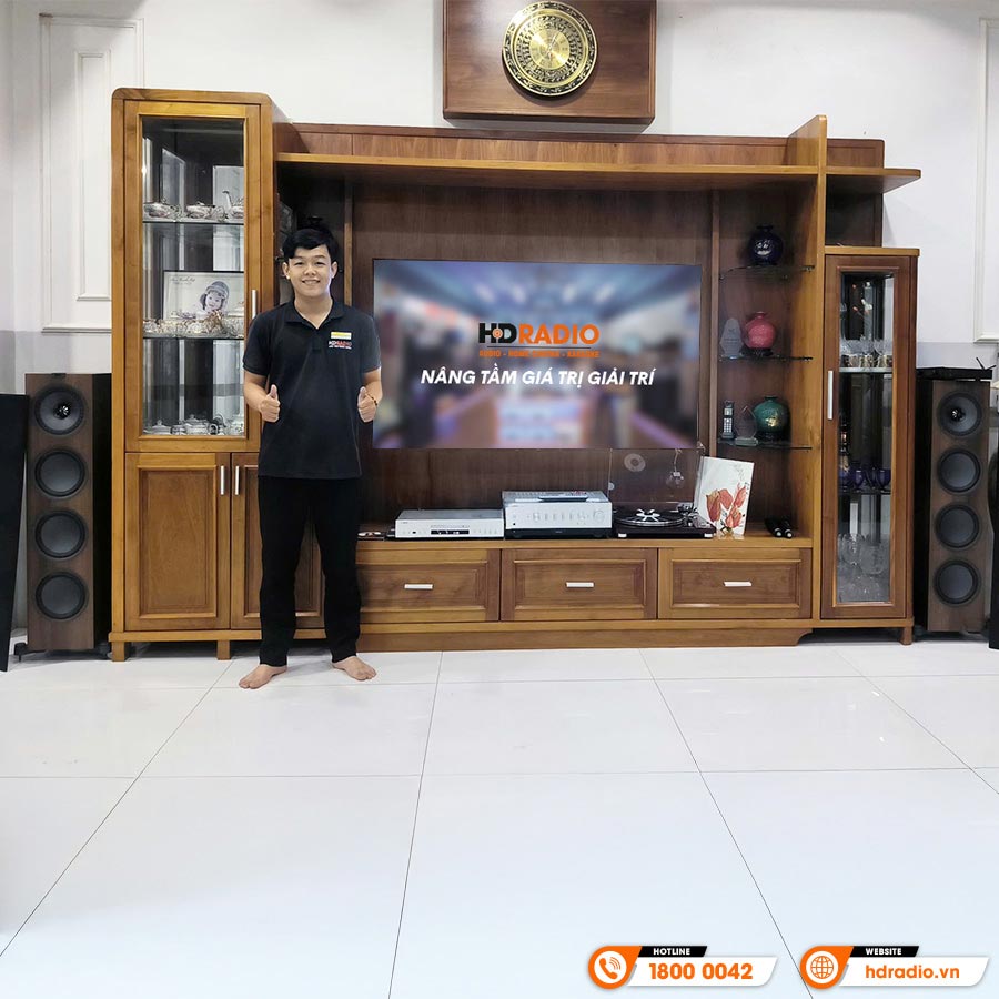 Lắp đặt Dàn nghe nhạc cao cấp cho chú Hoà Lắp đặt Dàn nghe nhạc cao cấp cho chú Hoà