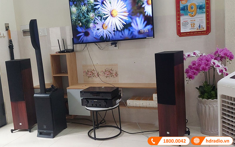 lắp đặt dàn nghe nhạc đỉnh cao trị giá gần 42 triệu đồng cho chú Phương ở Tân Phú, Hồ Chí Minh