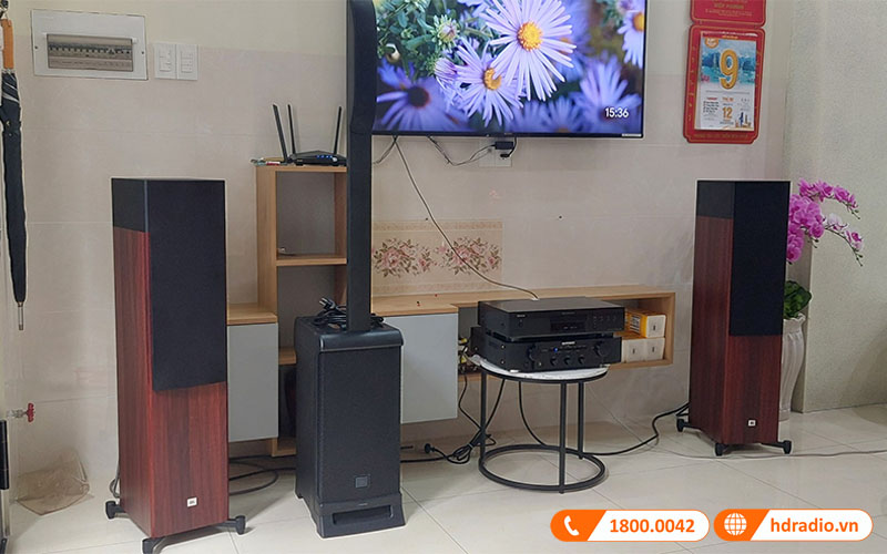 lắp đặt dàn nghe nhạc đỉnh cao trị giá gần 42 triệu đồng cho chú Phương ở Tân Phú, Hồ Chí Minh