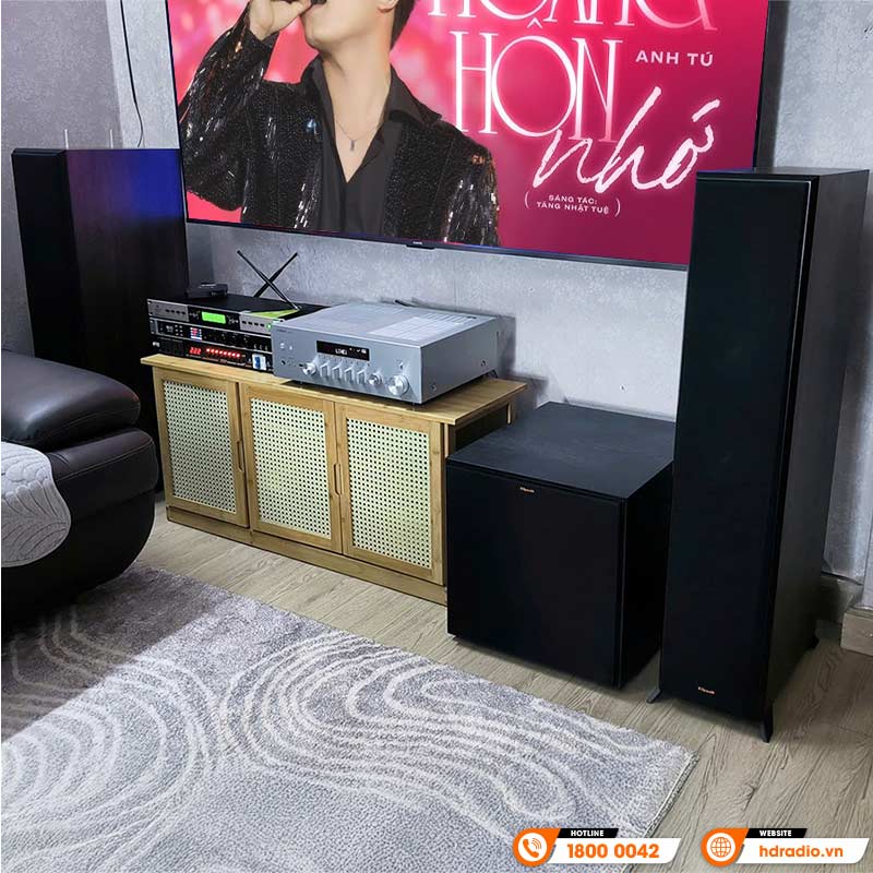 Lắp đặt Dàn nghe nhạc và hát karaoke cho anh Sơn