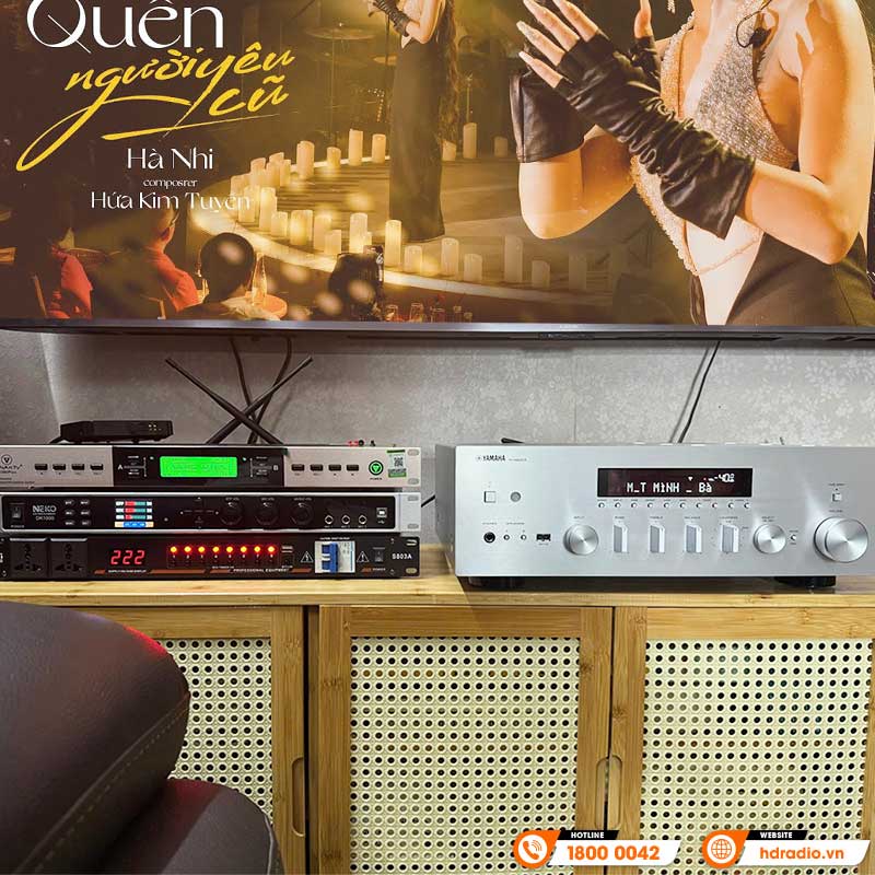 Lắp đặt Dàn nghe nhạc và hát karaoke cho anh Sơn