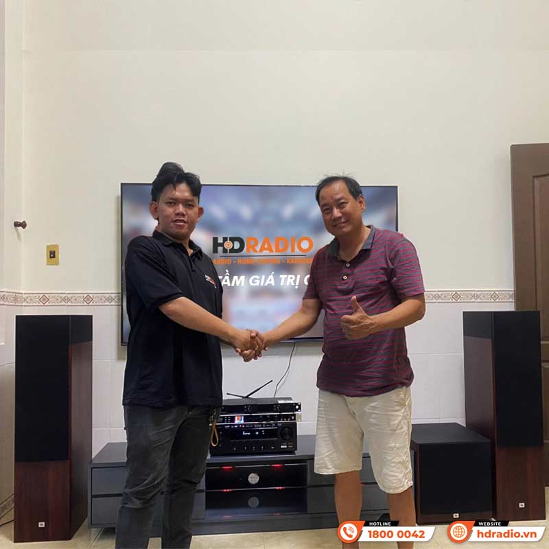 Lắp đặt Dàn nghe nhạc và hát karaoke chất lượng trị giá hơn 54 triệu đồng cho anh Phương